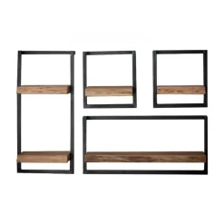 Kalfort Wandrek industrieel Stockton 4 - 25x65x65 cm Best