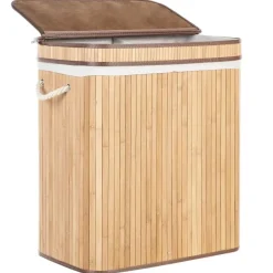 Beliani KALTHOTA - Mand - Lichte houtkleur - Bamboehout Outlet