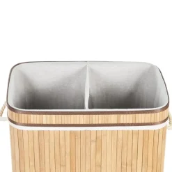 Beliani KALTHOTA - Mand - Lichte houtkleur - Bamboehout Outlet