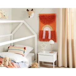 Beliani KAMALIA - Wanddecoratie - Oranje - Katoen