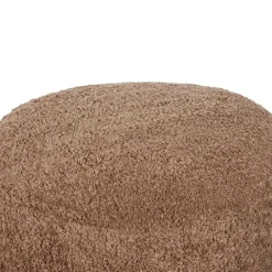 Beliani KANDHKOT - Poef - Bruin - 50 x 35 - Katoen Sale