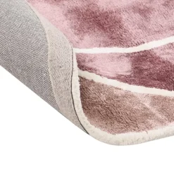 Leen Bakker KANRACH - Vloerkleed - Roze - 200 x 200 cm - Viscose