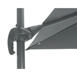 ACAZA Kantelbare Zweefparasol 250x250 cm, Vierkant Zeil - Donker Grijs New