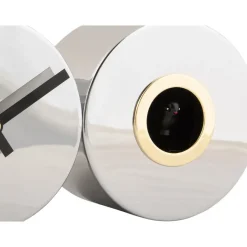 Karlsson - Wandklok Duo Cuckoo Plated - Chrome plated Best