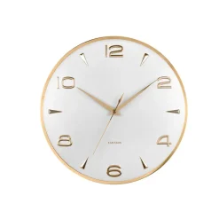 Karlsson - Wandklok Sienna Glow - Wit- Ø40,6cm Clearance
