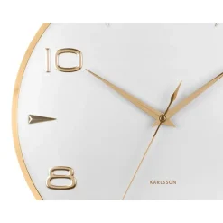Karlsson - Wandklok Sienna Glow - Wit- Ø40,6cm Clearance
