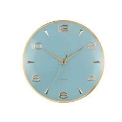 Karlsson - Wandklok Sienna Glow - Mistige blauw- Ø40,6cm Online