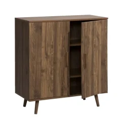 Leen Bakker Kast Imre - walnoot - 88x80x40 cm Online