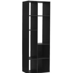 Leen Bakker Kast Kenzi - zwart - 177x59x38 cm Clearance