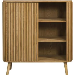 Leen Bakker Kast Patrick - naturel - 100x90x40 cm Clearance