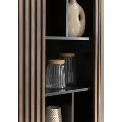 Leen Bakker Kast Patrick - walnoot - 180x90x40 cm