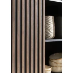 Leen Bakker Kast Patrick - walnoot - 180x90x40 cm