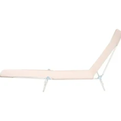 Leen Bakker KASTORIA - Ligstoel - Beige - Mesh Outlet