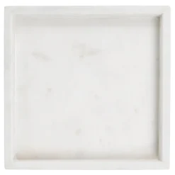 Beliani KATERINI - Decoratief dienblad - Wit - Marmer Online