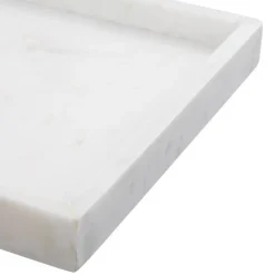 Beliani KATERINI - Decoratief dienblad - Wit - Marmer Online