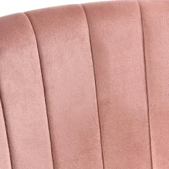 Leen Bakker KATONAH - Bureaustoel - Roze - Fluweel Outlet