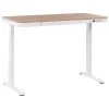 Beliani KENLY - Verstelbaar bureau - Wit - 120 cm - Vezelplaat Online