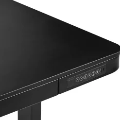 Beliani KENLY - Verstelbaar bureau - Zwart - 120 cm - Vezelplaat New