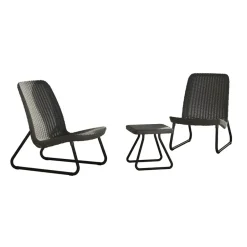 Keter bistroset Rio - donkergrijs Outlet