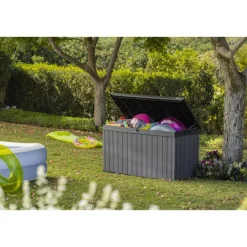 Keter Darwin Opbergbox - 570L - 142.5x65.5x78.2cm - Grijs Hot