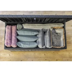 Keter Darwin Opbergbox - 570L - 142.5x65.5x78.2cm - Grijs Hot