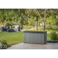 Keter Darwin Opbergbox - 570L - 142,5x65,5x78,2cm - Groen Online