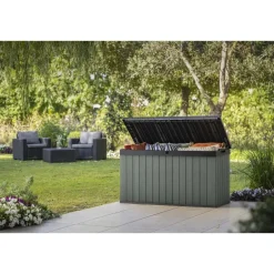 Keter Darwin Opbergbox - 570L - 142,5x65,5x78,2cm - Groen Online