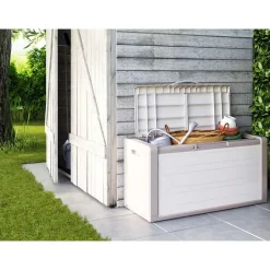 Keter Gulliver Tuinbox - 300L - 118x55x49cm - beige Outlet