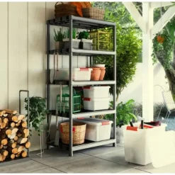 Keter Kunststof Stellingkast extra breed - 90x60x187cm - zwart Best