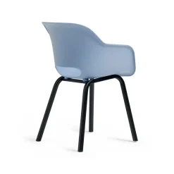 Keter Noa Tuinstoel - 2 stuks - 55x56.5x80cm - metalen onderstel - Blauw Outlet