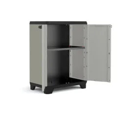 Keter Planet Lage Kast - 1 plank - 68x39x90cm - Grijs/Zwart