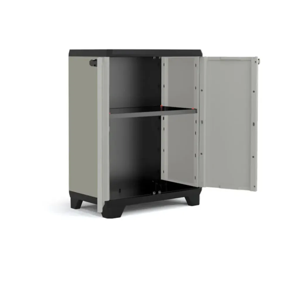 Keter Planet Lage Kast - 1 plank - 68x39x90cm - Grijs/Zwart