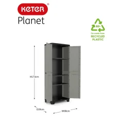 Keter Planet Opbergkast hoog - 3 planken Sale