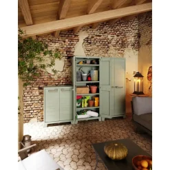 Keter Planet Outdoor Opbergkast hoog - 4 planken Clearance