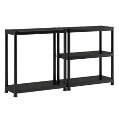 Keter Plus Shelf 90/5 - 5 Planken - 90x40x182cm - Zwart New