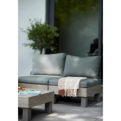 Keter Signature Elements Balkonset 2 personen - met groene kussens - Cappuccino Best