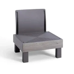 Keter Signature Elements Tuinstoel - met groene kussens - Cappuccino/Ashwood Sale