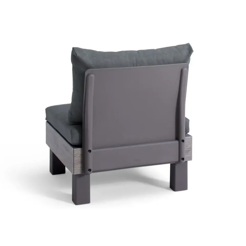 Keter Signature Elements Tuinstoel - met groene kussens - Cappuccino/Ashwood Sale