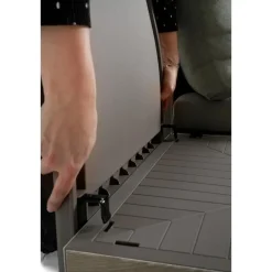 Keter Signature Elements Loungeset 4 personen - met groene kussens - Cappuccino Clearance