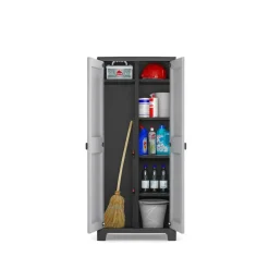 Keter Titan Opbergkast hoog - Multispace - tuinkast - 8 planken Outlet