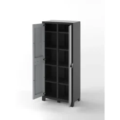 Keter Titan Opbergkast hoog - Multispace - tuinkast - 8 planken Outlet