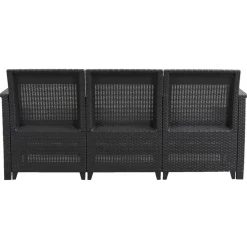 Keter 3-zits loungebank Emma - antraciet - 74xx163x74 cm Online