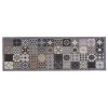 Leen Bakker Keukenloper Patchwork - grijs - 50x150 cm Clearance