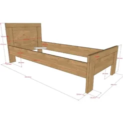 Vipack Kinderbed Sammie - 90x200cm - eikdecor Outlet