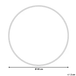 Beliani KITNOS - Dienblad - Goud - Metaal Discount