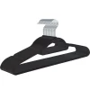Merkloos Kledinghangers - antislip - 20 stuks - zwart Outlet