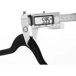 Merkloos Kledinghangers - antislip - 20 stuks - zwart Outlet