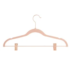 Merkloos Kledinghangers - Broekhangers - 20 Stuks - Anti slip - Roze - Fluweel Hot