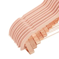 Merkloos Kledinghangers - Broekhangers - 20 Stuks - Anti slip - Roze - Fluweel Hot