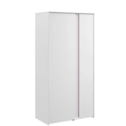 Leen Bakker Kledingkast Bobby 2-deurs - wit - 182x90x51 cm Sale